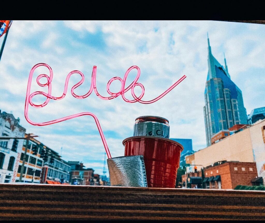 Bride straw in Nashville