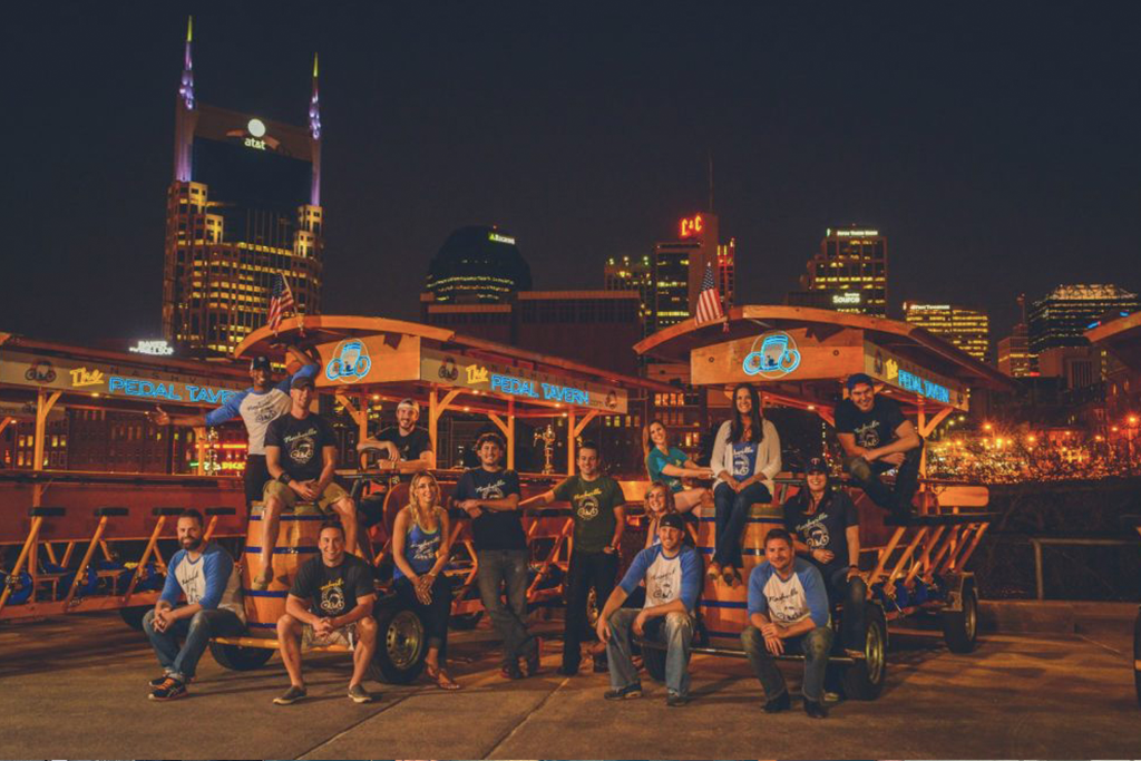 The Nashville Pedal Tavern staff
