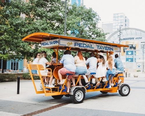 party bike on broadway in nashville