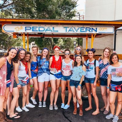 pedal pub fourth of july party