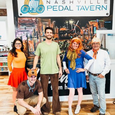 what to wear on pedal pub party during halloween