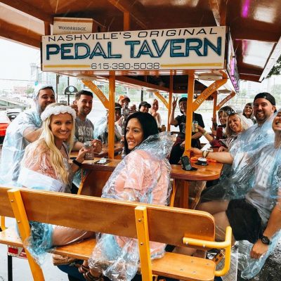 what to wear on a pedal pub when it rains
