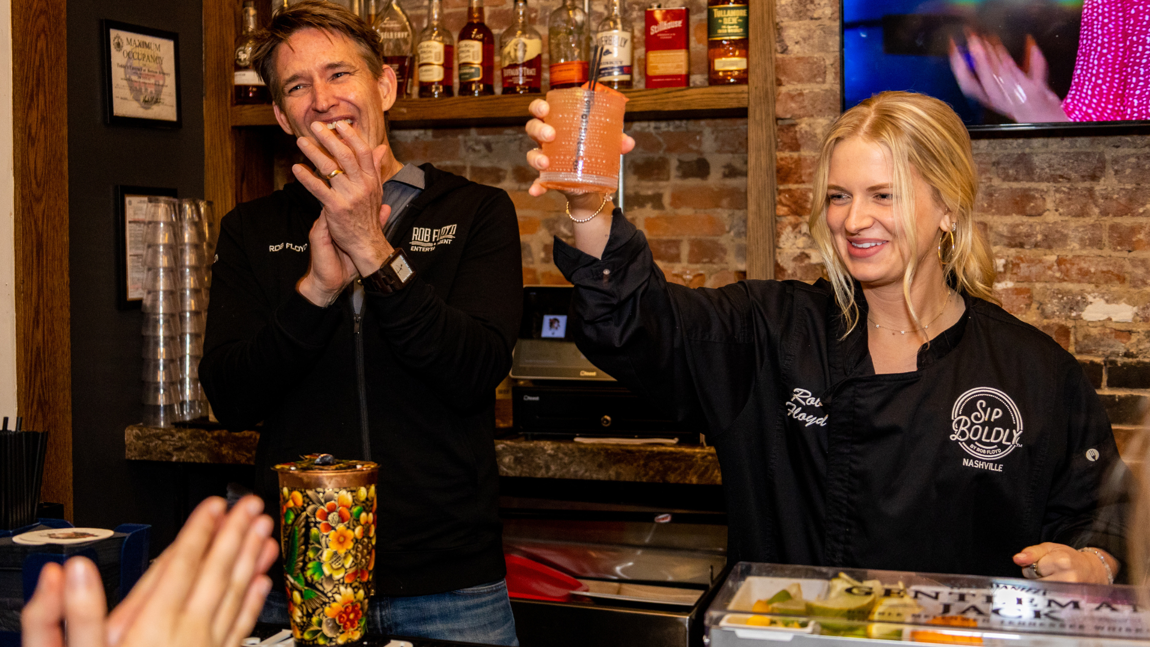 cocktail mixologist at Nashville Cocktail Theater for a birthday event