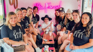 bachelorette party group on a Beve curated experience in Nashville